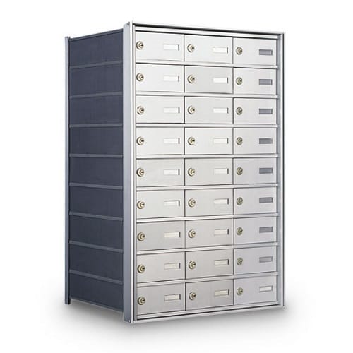 Rear Loading 27-Door Horizontal Private Mailbox